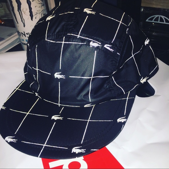 Supreme | Supreme X Lacoste Reflective Hat In Black Poshmark